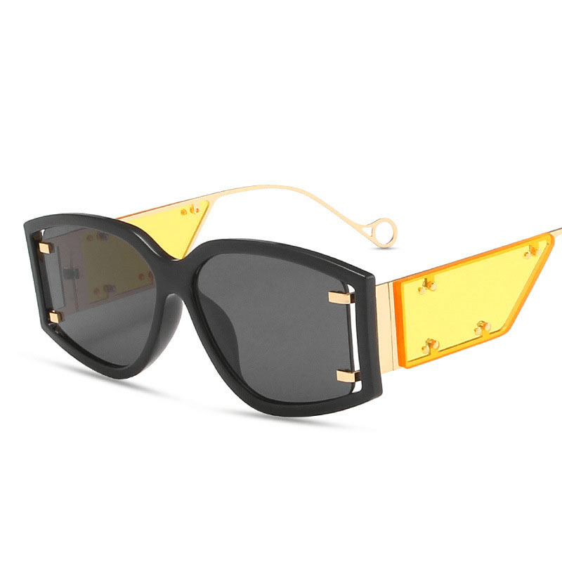 punk small window rivet sunglasses - MRSLM