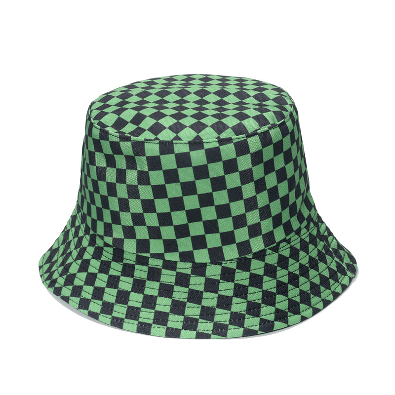 Checkerboard plaid bucket hat, view 7 - MRSLM