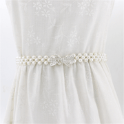 women's rhinestone pearl waist chain, view 8 - MRSLM