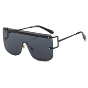 Frameless one-piece sunglasses, view 5 - MRSLM