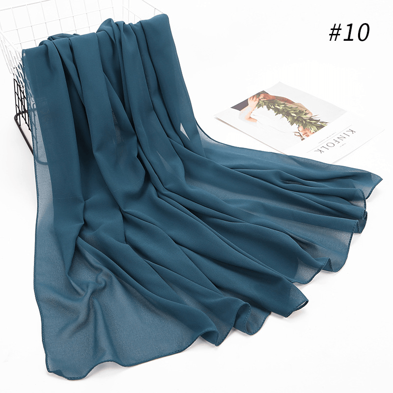 women's chiffon hijab headscarf, view 15 - MRSLM