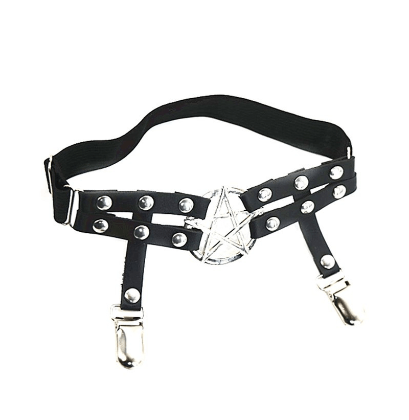 Five-Star Leg Ring Garter Belt Jewelry Versatile, Couple Hip-Hop Trend