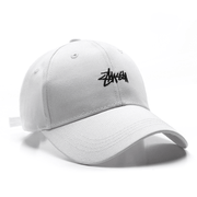 Letter embroidery cotton twill peaked cap, view 5 - MRSLM