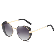 Women's metal round sunglasses, view 5 - MRSLM