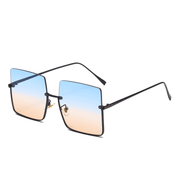 half-rim square sunglasses, view 5 - MRSLM