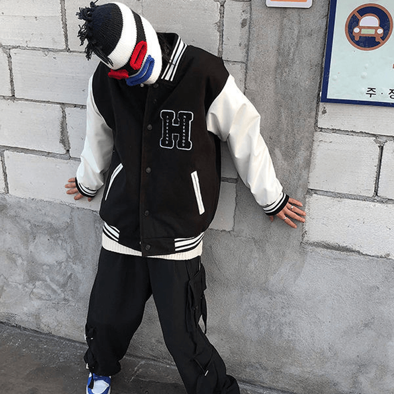 men's loose baseball jacket - MRSLM
