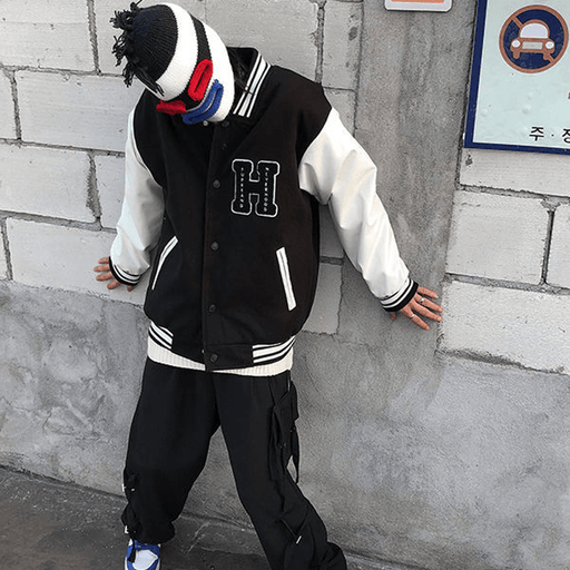 men's loose baseball jacket - MRSLM