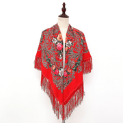 Cotton twill warm shawl, view 8 - MRSLM