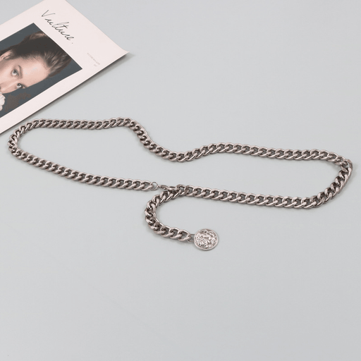 simple metal waist chain, view 7 - MRSLM
