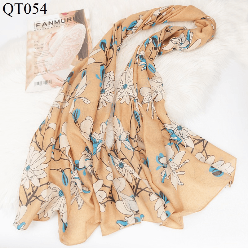 Cotton and Linen Shawl Cotton Warm Scarf Plaid Shawl Scarf