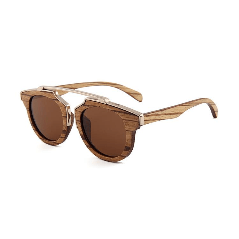 bamboo and wood polarized sunglasses - MRSLM