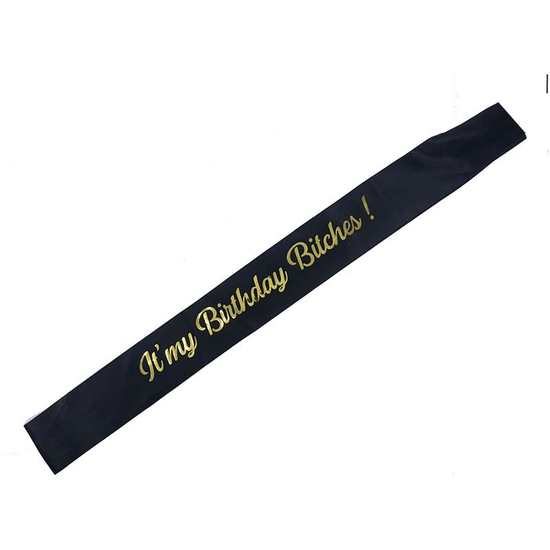 birthday party sash, view 5 - MRSLM