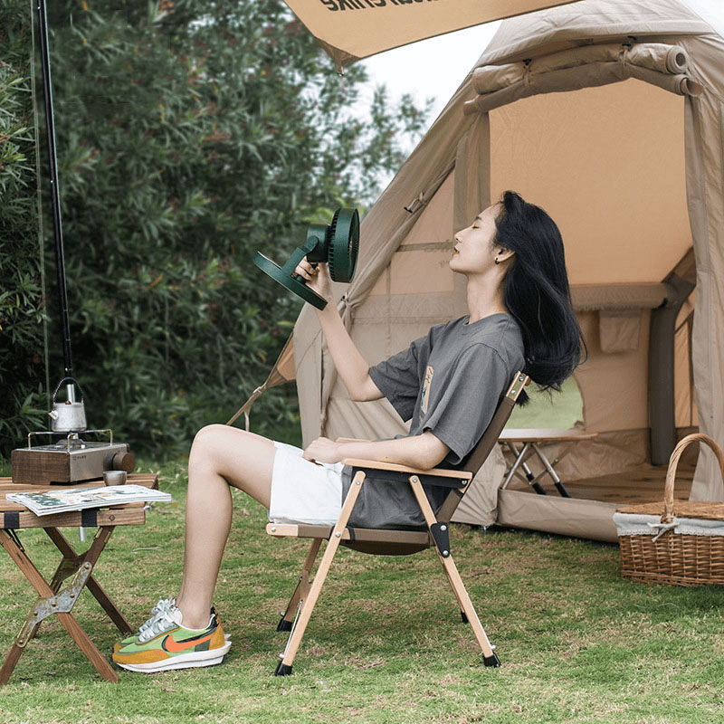 Naturehike 3-In-1 USB Fan 8000Mah Portable Tent Lamp Multifunction Emergency Power Supply for Outdoor Camping Travel - MRSLM