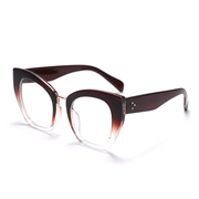 Retro oval blue light filtering glasses, view 2 - MRSLM