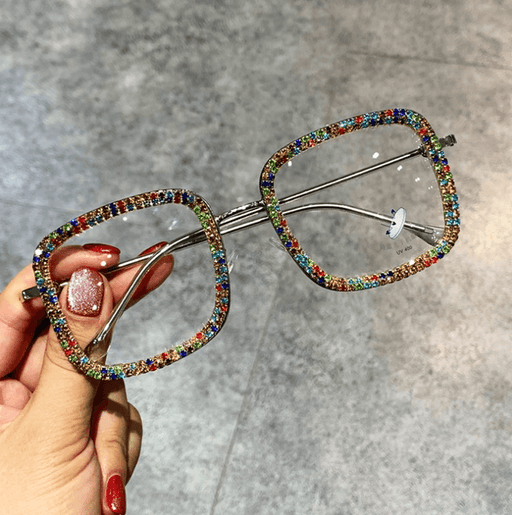 ladies square diamond sunglasses - MRSLM