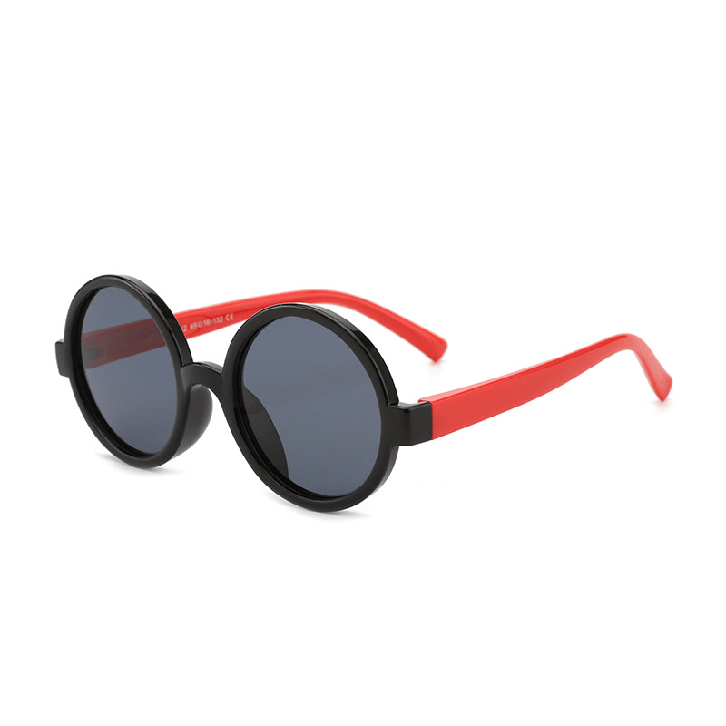 Kids' round polarized silicone sunglasses, view 9 - MRSLM