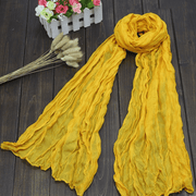 Plain candy color fold scarf, view 20 - MRSLM