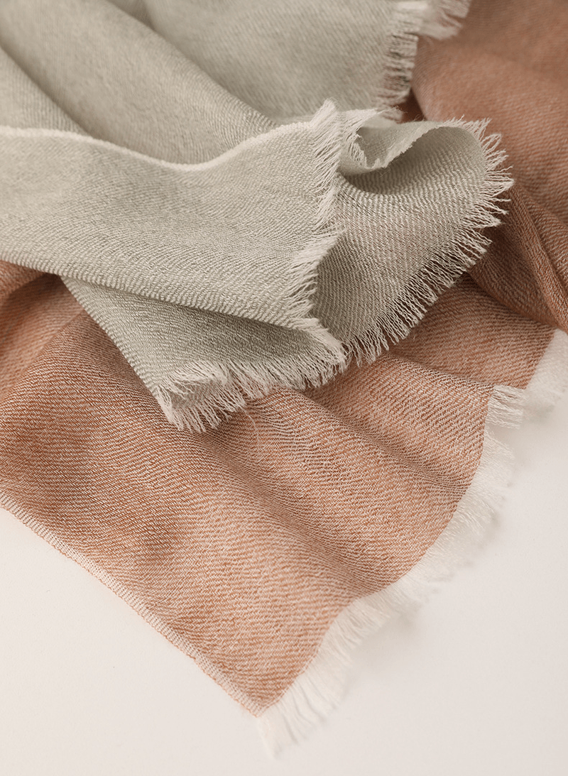 Gradient color matching long shawl, view 15 - MRSLM