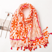 women's large rayon triangle scarf, view 5 - MRSLM