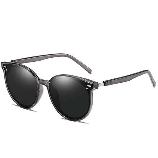 fashion round frame polarized sunglasses - MRSLM