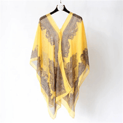 women's printed chiffon shawl - MRSLM