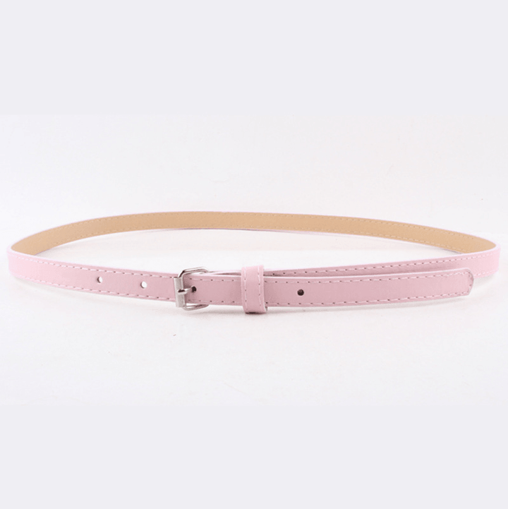 Thin Belt Fashion Belt Small Steel Buckle Belt - MRSLM