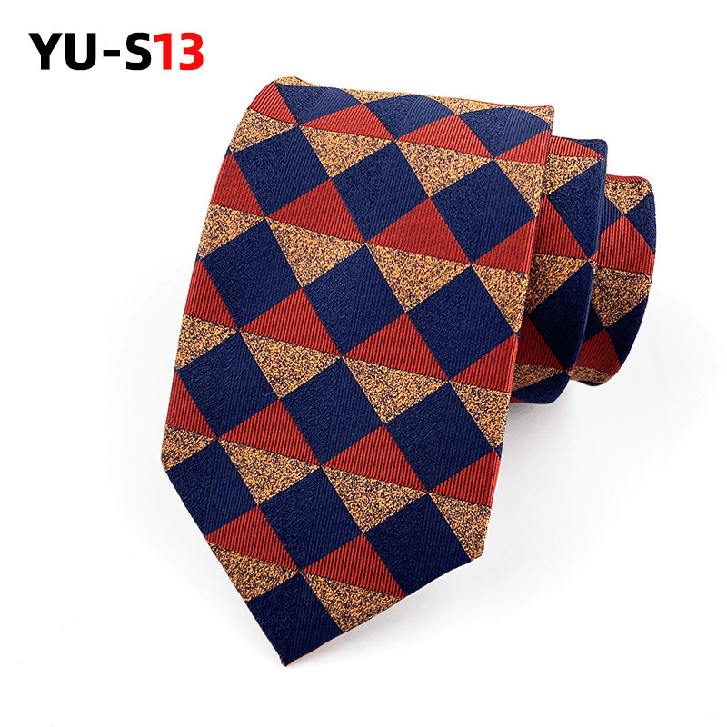 Men's retro jacquard tie, view 14 - MRSLM