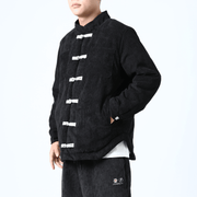 men's casual cotton buckle top coat, view 7 - MRSLM