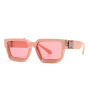 retro cloud print sunglasses, view 3 - MRSLM