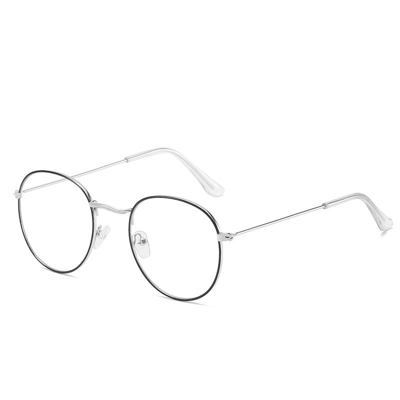 vintage round metal frame glasses, view 6 - MRSLM