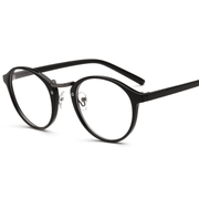 retro round oval glasses frame, view 2 - MRSLM