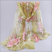 ladies chiffon scarf, view 4 - MRSLM