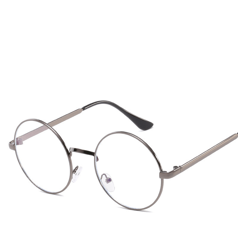 Retro flat lens glasses, view 3 - MRSLM