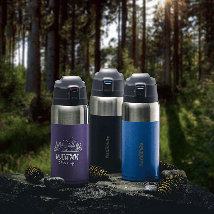 Naturehike NH18T001-T 600Ml Vacuum Cup 316 Stainless Steel Insulation Water Bottle Sports Travel - MRSLM