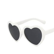 Girls' cute colorful heart sunglasses, view 3 - MRSLM