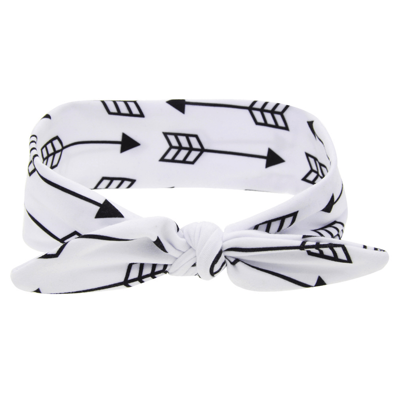 printed rabbit ear parent-child headband, view 14 - MRSLM