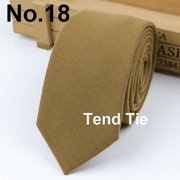 men's ultra-narrow wool tie, view 19 - MRSLM