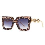 Retro square large frame sunglasses, view 6 - MRSLM