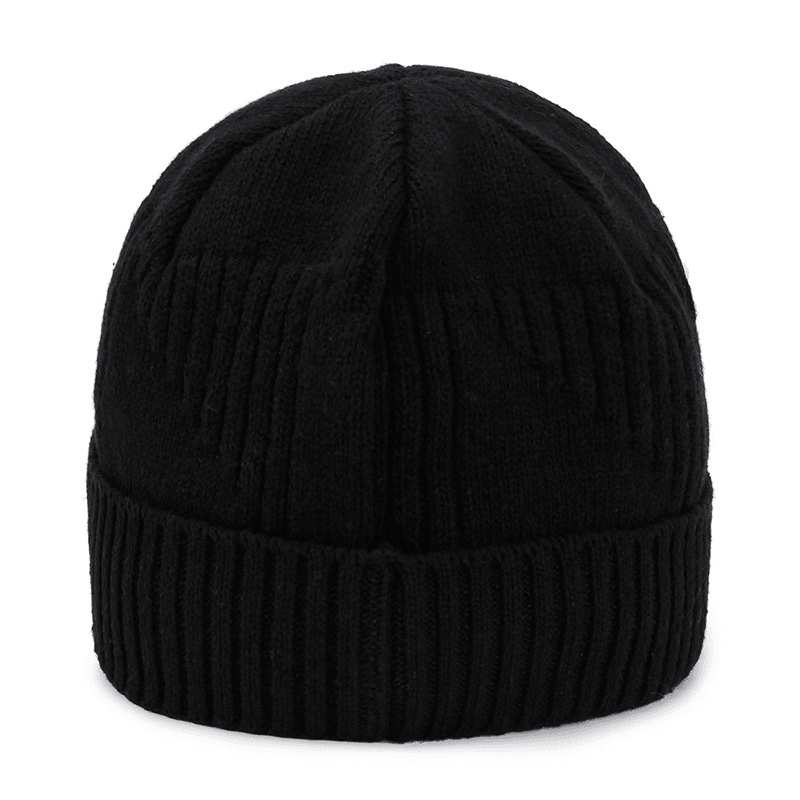men's thick wool knitted hat, view 5 - MRSLM