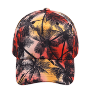 printed coconut pattern cap, view 3 - MRSLM