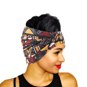 Women's wide printed headband, view 12 - MRSLM
