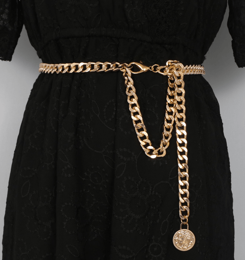 simple metal waist chain - MRSLM