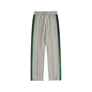 BENMYSHOWER National Tide Casual Trousers Male Hip-Hop Tide Brand Sports Pants Loose Straight Couple Striped Pants - MRSLM