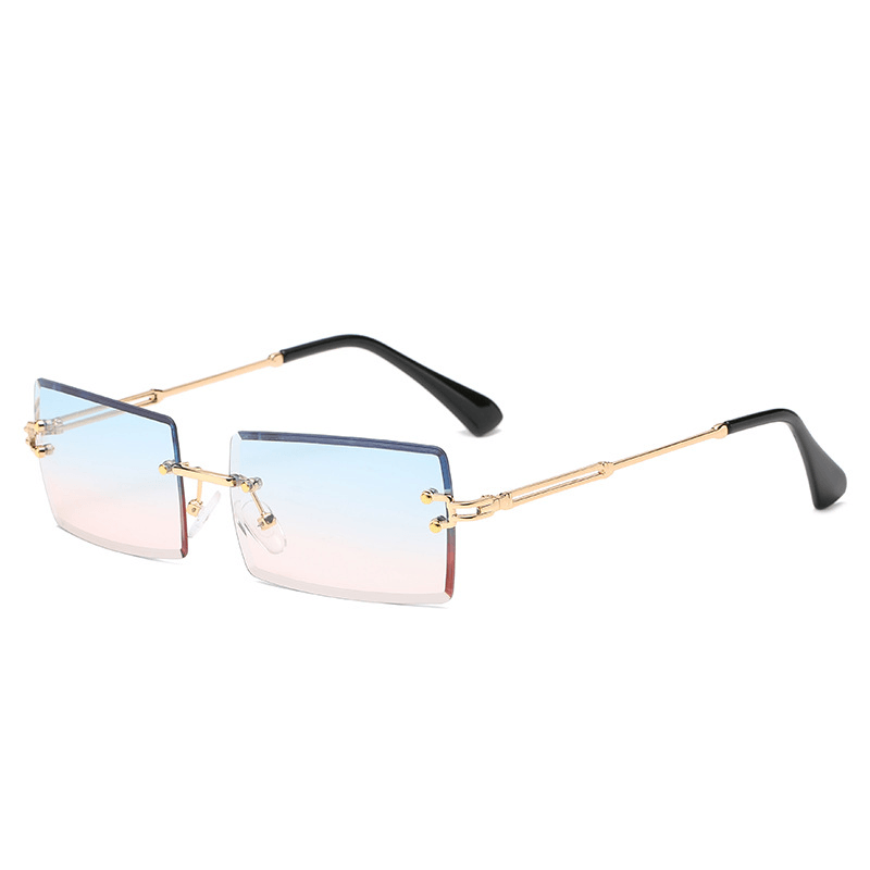 Mi Nail Small Square Ocean Sunglasses - MRSLM