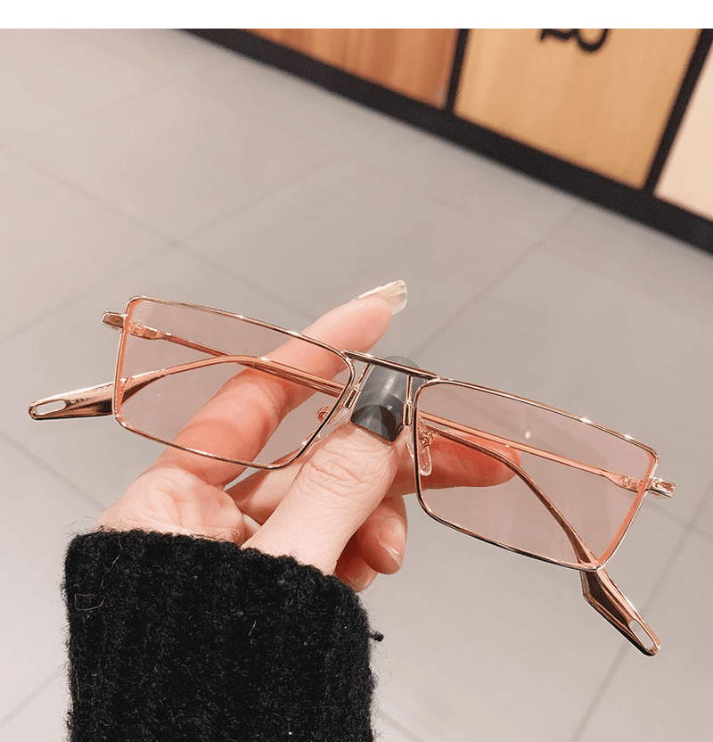 Men's UV Protection Brown Glasses