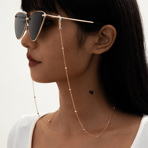 metal glasses and mask chain - MRSLM