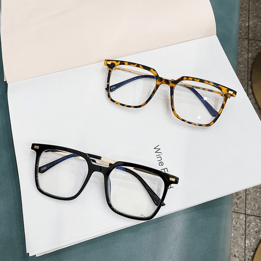 unisex square plain glasses frame - MRSLM