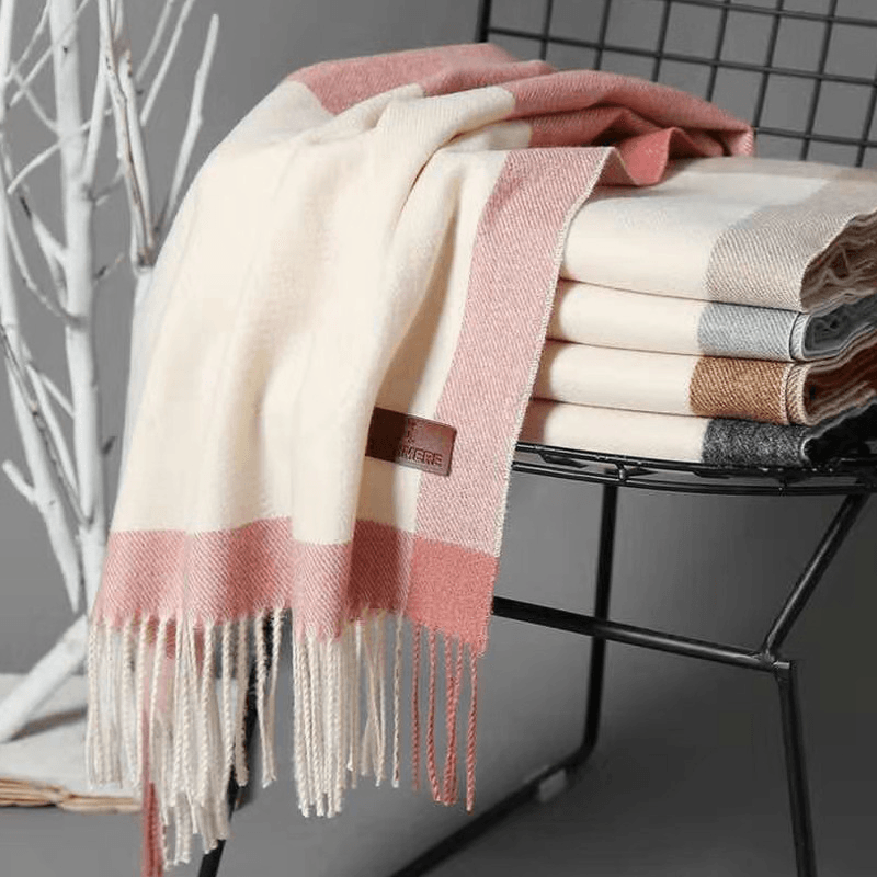 Women's warm imitation wool scarf, view 11 - MRSLM