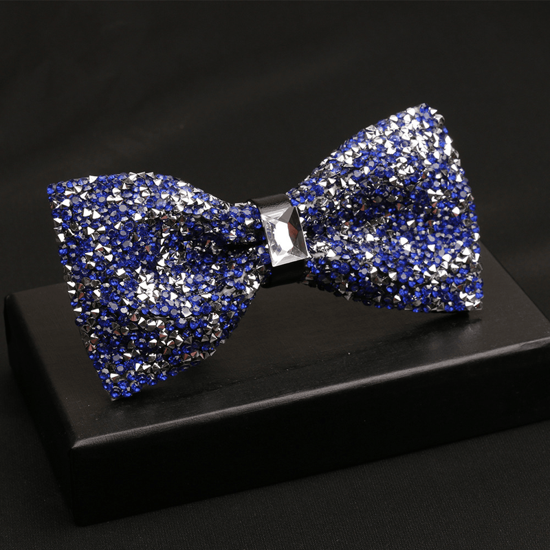 men's shiny bow tie, view 10 - MRSLM