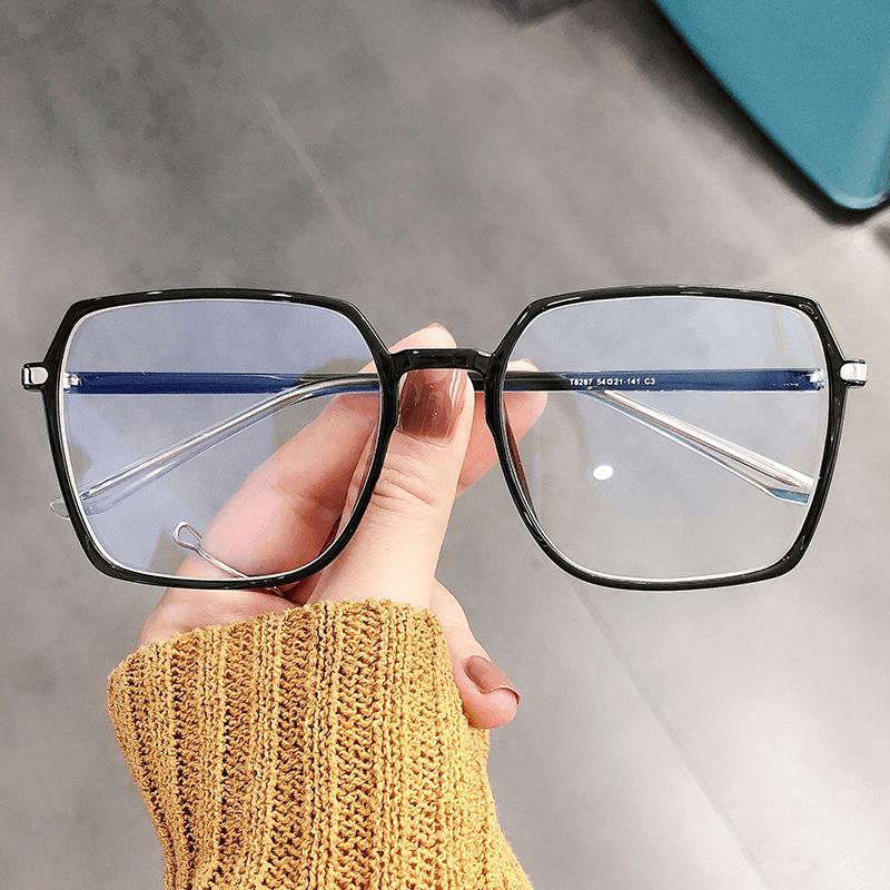 unisex TR90 square anti-blue light glasses, view 7 - MRSLM